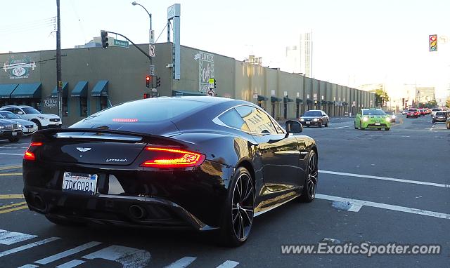 Aston Martin Vanquish spotted in San Francisco, California