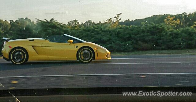 Lamborghini Gallardo spotted in Belmar, New Jersey