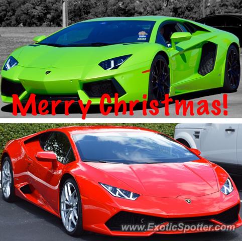 Lamborghini Aventador spotted in Dallas, Texas