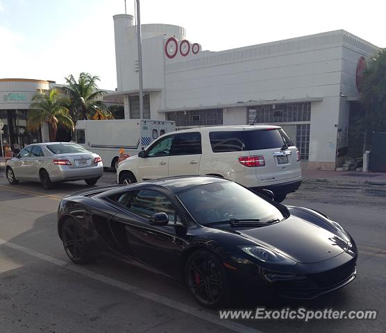 Mclaren MP4-12C spotted in Miami, Florida