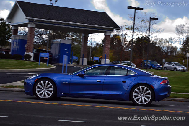 Fisker Karma spotted in Pittsford, New York