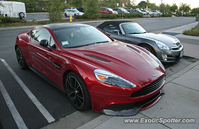 Aston Martin Vanquish spotted in Palo Alto, California