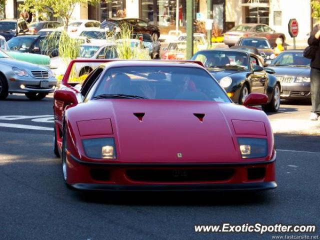 Ferrari F40 spotted in Manhasset, New York