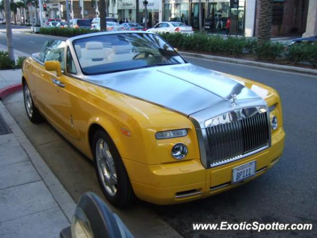 Rolls Royce Phantom spotted in BEVERLY HILLS, California