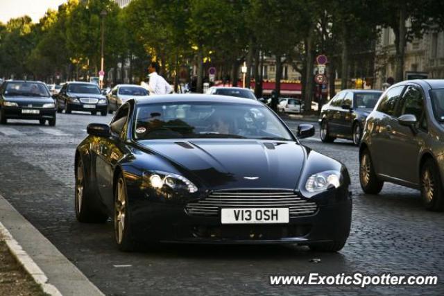 Aston Martin Vantage spotted in Paris, France