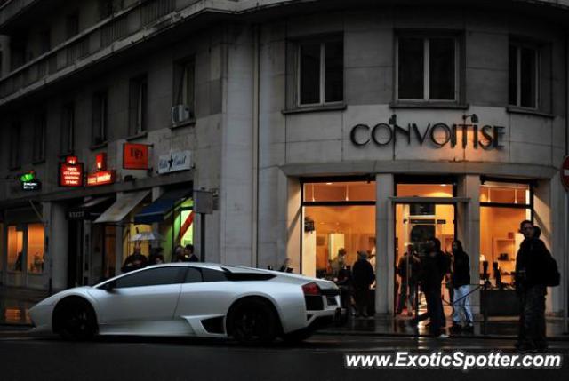Lamborghini Murcielago spotted in Lyon, France