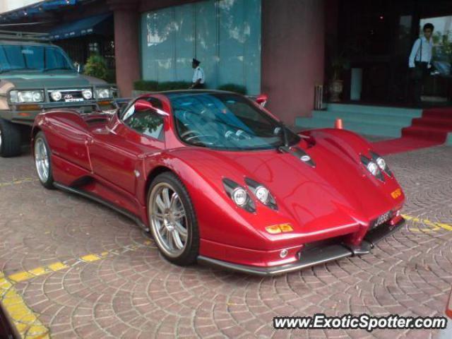Pagani Zonda spotted in Kluang City, Malaysia