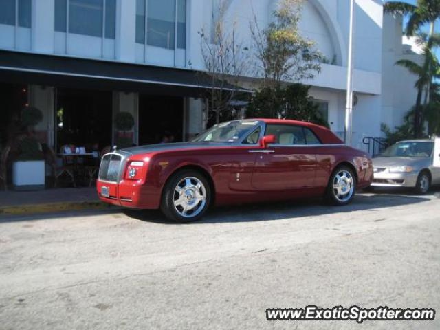 Rolls Royce Phantom spotted in South Beach, Florida