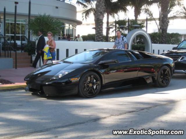 Lamborghini Murcielago spotted in South Beach, Florida