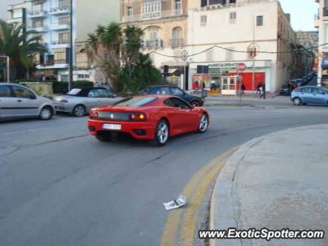 Ferrari 360 Modena spotted in Unknown City, Malta