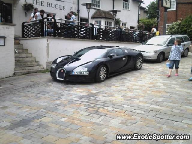 Bugatti Veyron spotted in Southampton, United Kingdom