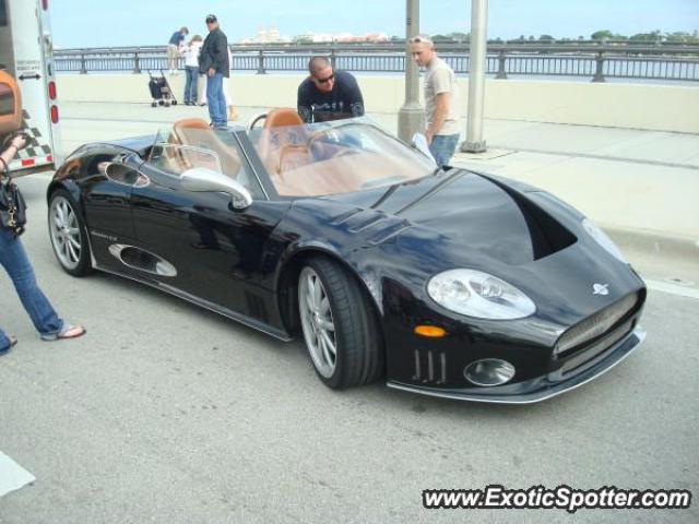 Spyker C8 spotted in West Palm Beach, Florida