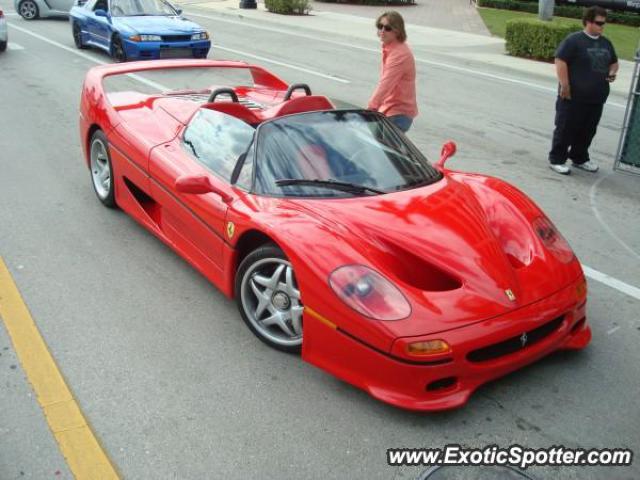 Ferrari F50 spotted in West Palm Beach, Florida