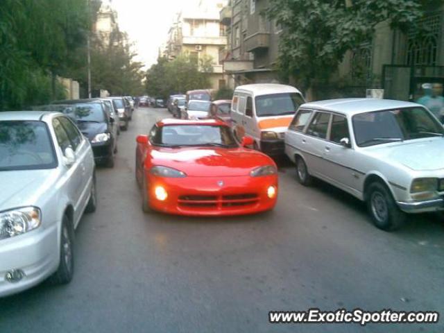 Dodge Viper spotted in Damascus, Syria