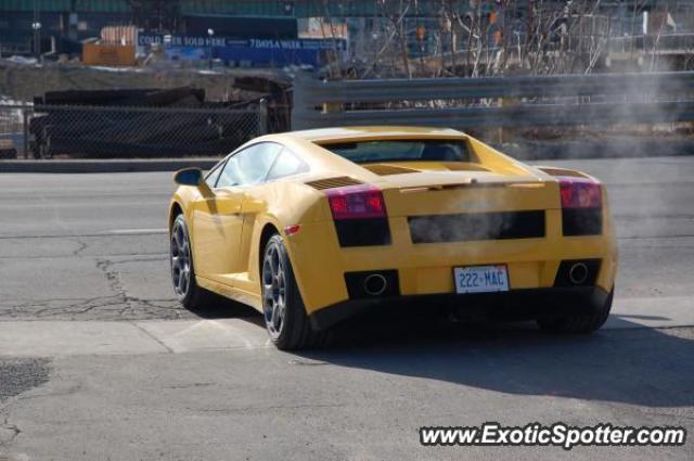 Lamborghini Gallardo spotted in Toronto, Canada
