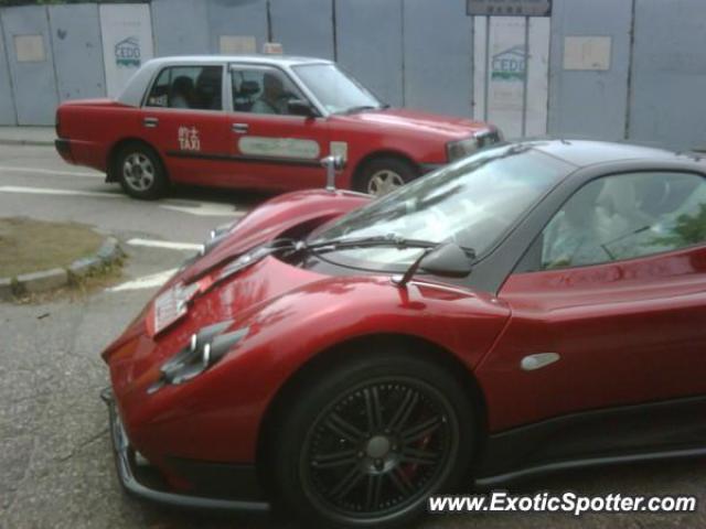 Pagani Zonda spotted in Hong Kong, China
