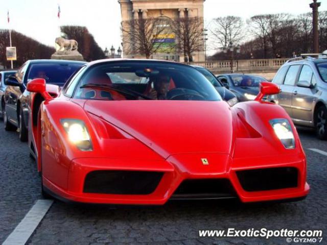 Ferrari Enzo spotted in Paris, France
