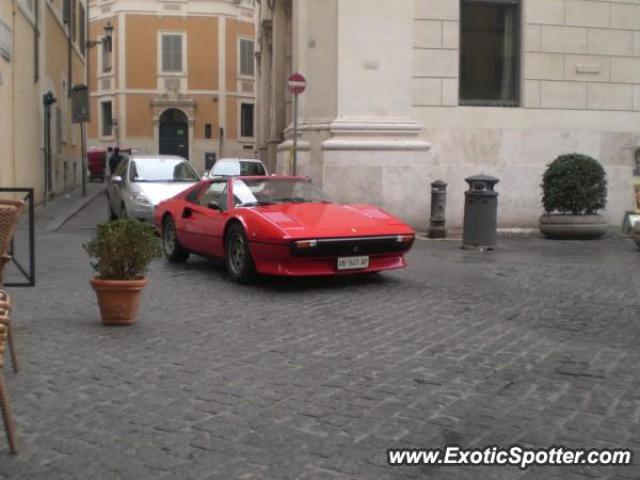 Ferrari 308 spotted in Rome, Italy