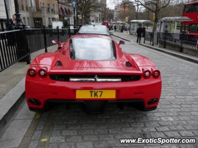 Ferrari Enzo spotted in London, United Kingdom