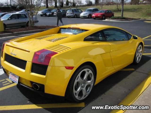 Lamborghini Gallardo spotted in Winston-Salem, North Carolina