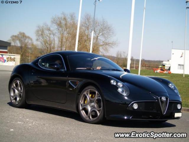 Alfa Romeo 8C spotted in Magny-Cours, France
