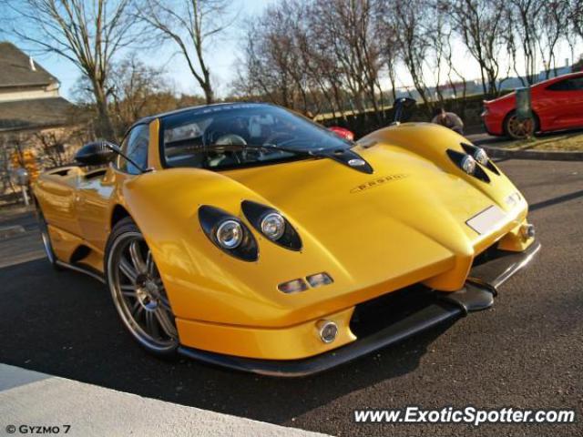 Pagani Zonda spotted in Magny-Cours, France