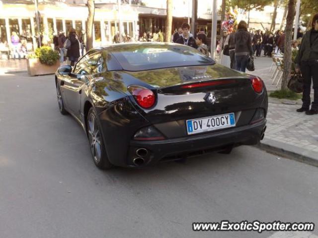 Ferrari California spotted in Milano Marittima, Italy