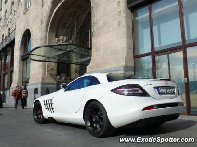 Mercedes SLR spotted in Budapest, Hungary