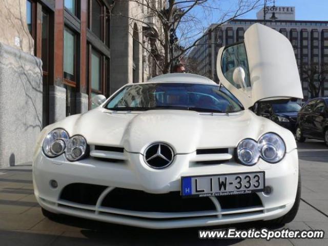 Mercedes SLR spotted in Budapest, Hungary