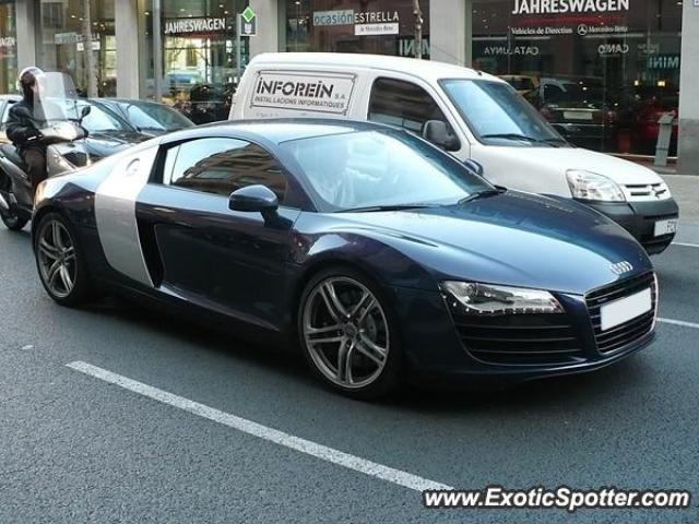 Audi R8 spotted in Barcelona, Spain