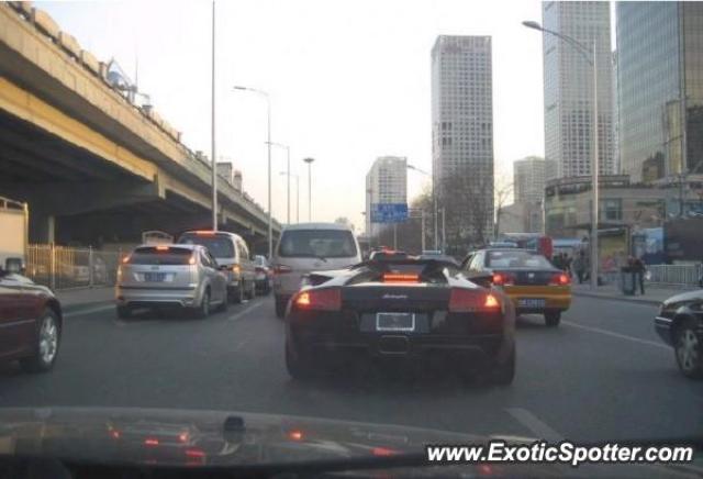 Lamborghini Murcielago spotted in Beijing, China