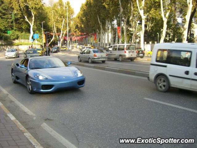 Ferrari 360 Modena spotted in Istanbul, Turkey