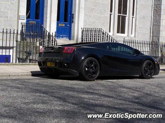 Lamborghini Gallardo spotted in Aberdeen, United Kingdom