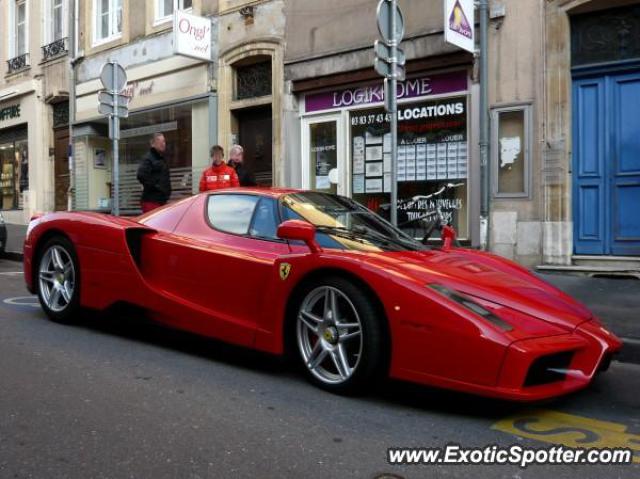Ferrari Enzo spotted in Nancy, France