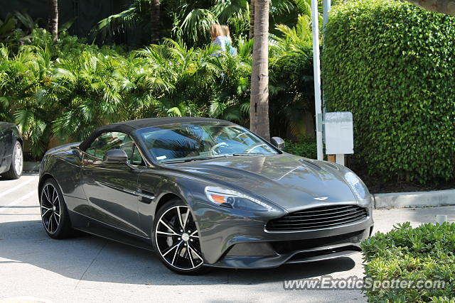 Aston Martin Vanquish spotted in Miami, Florida