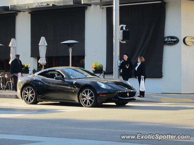 Ferrari California spotted in Beverly Hills, California