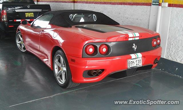 Ferrari 360 Modena spotted in Lima, Peru