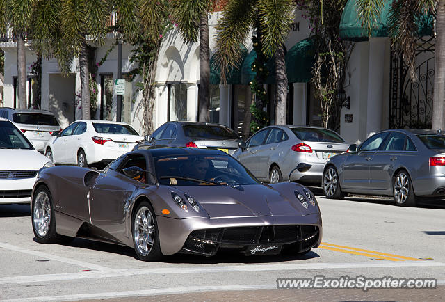 Pagani Huayra spotted in Palm Beach, Florida