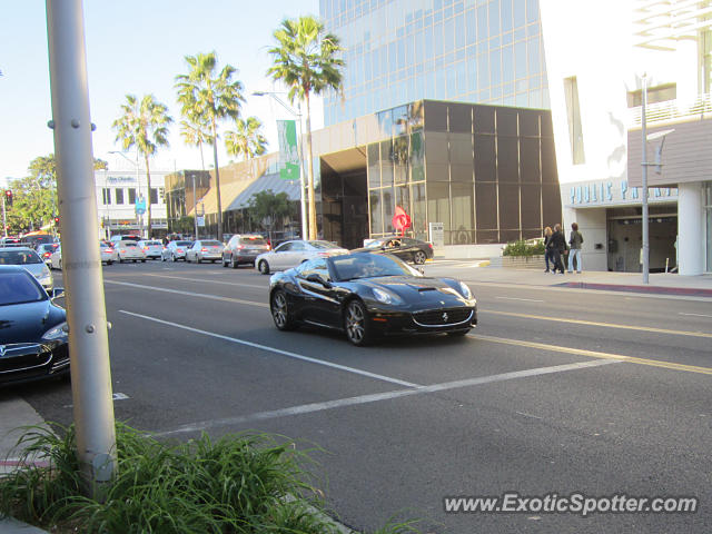 Ferrari California spotted in Beverly Hills, California