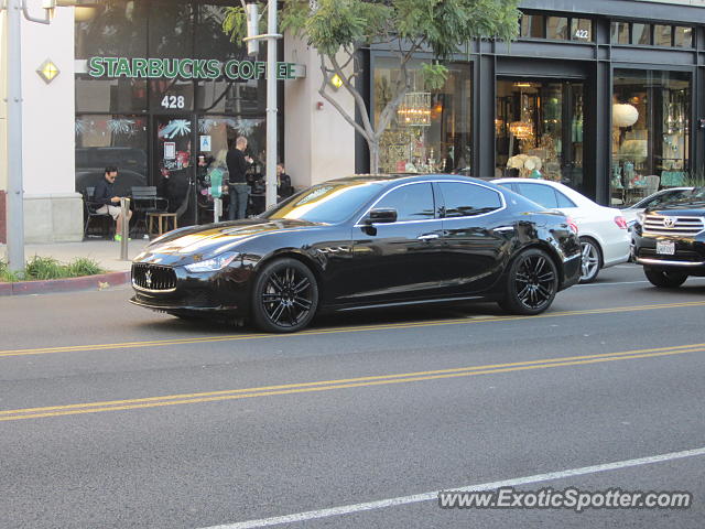 Maserati Ghibli spotted in Beverly Hills, California