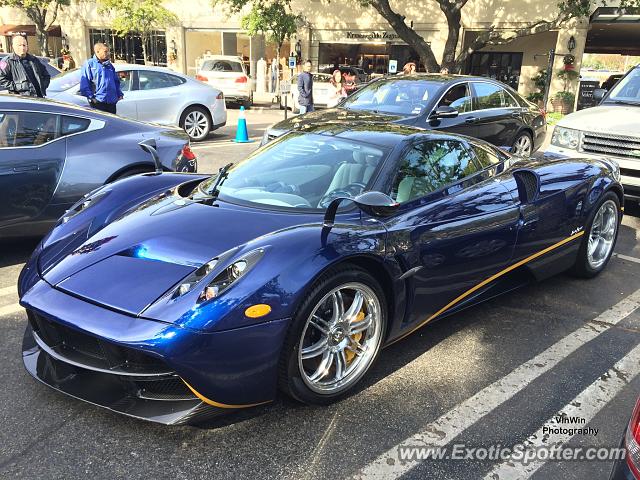 Pagani Huayra spotted in Dallas, Texas