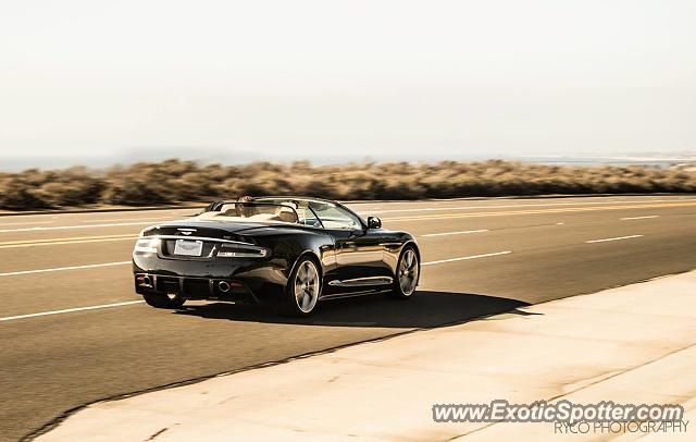 Aston Martin DBS spotted in Crystal Cove, California