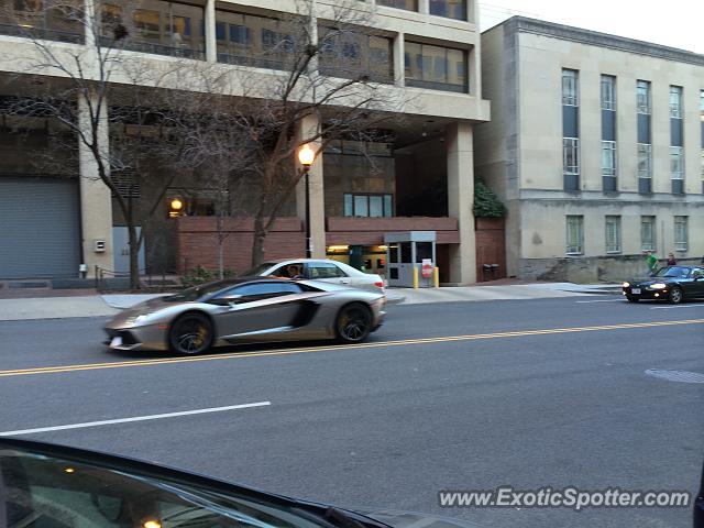 Lamborghini Aventador spotted in D.C., Washington