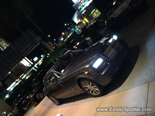 Rolls Royce Phantom spotted in Hollywood, California