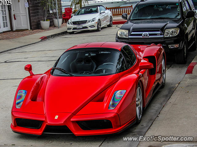 Ferrari Enzo spotted in Newport Beach, California