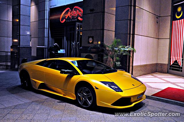 Lamborghini Murcielago spotted in KLCC Twin Tower, Malaysia