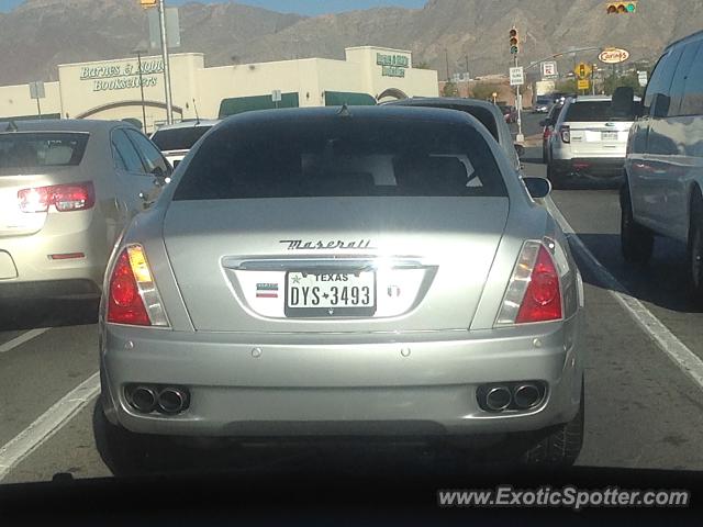 Maserati Quattroporte spotted in El Paso, Texas