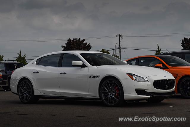 Maserati Quattroporte spotted in Watkins Glen, New York