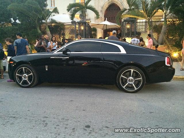 Rolls Royce Wraith spotted in Miami, Florida