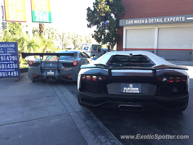 Lamborghini Aventador spotted in Los Angeles, California